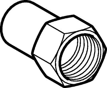 22mm x 3/4" overgang muf/nip Mapress RF