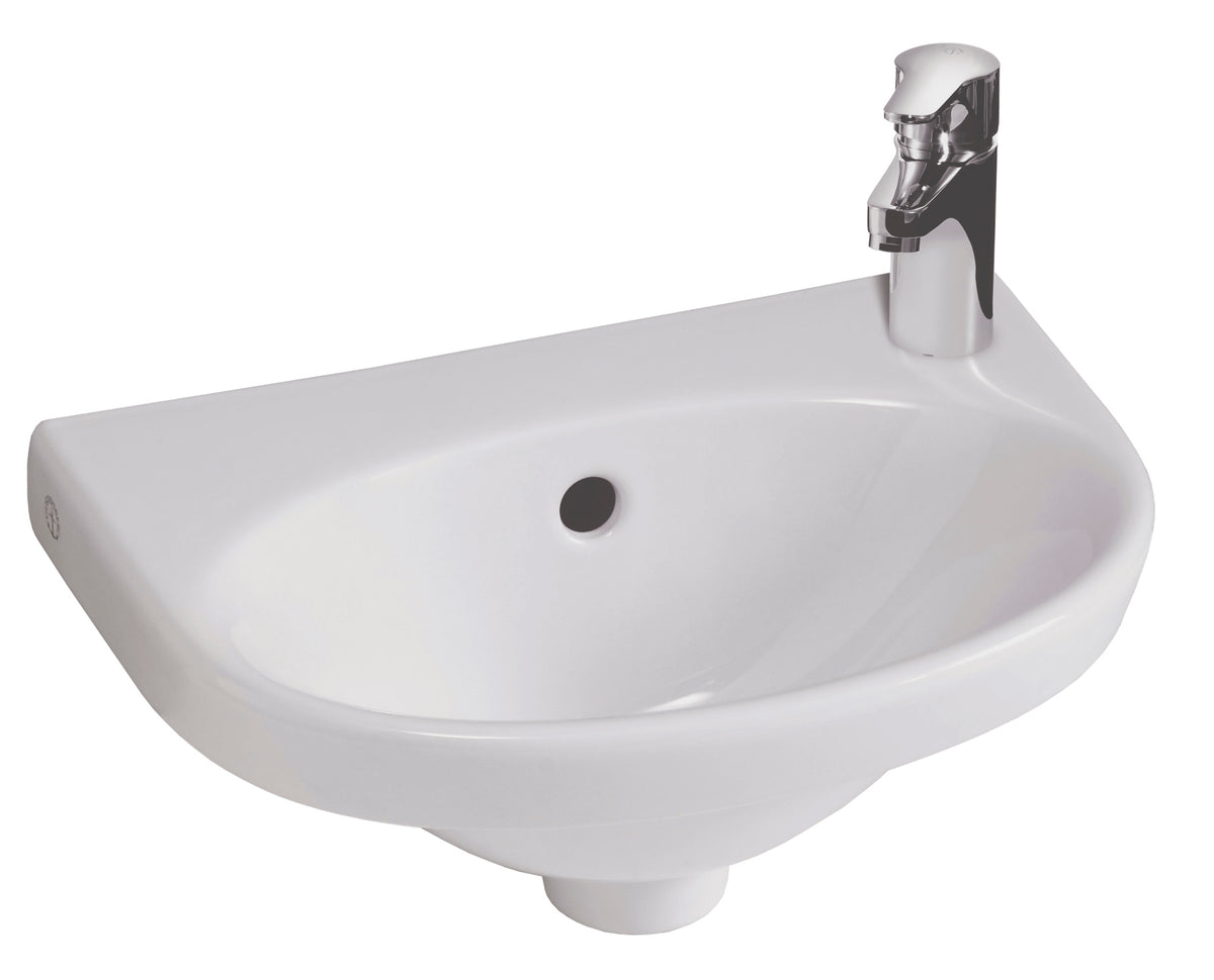 GBG 5540 Nautic håndvask C+ 400 x 275 mm med hanehul til venstre