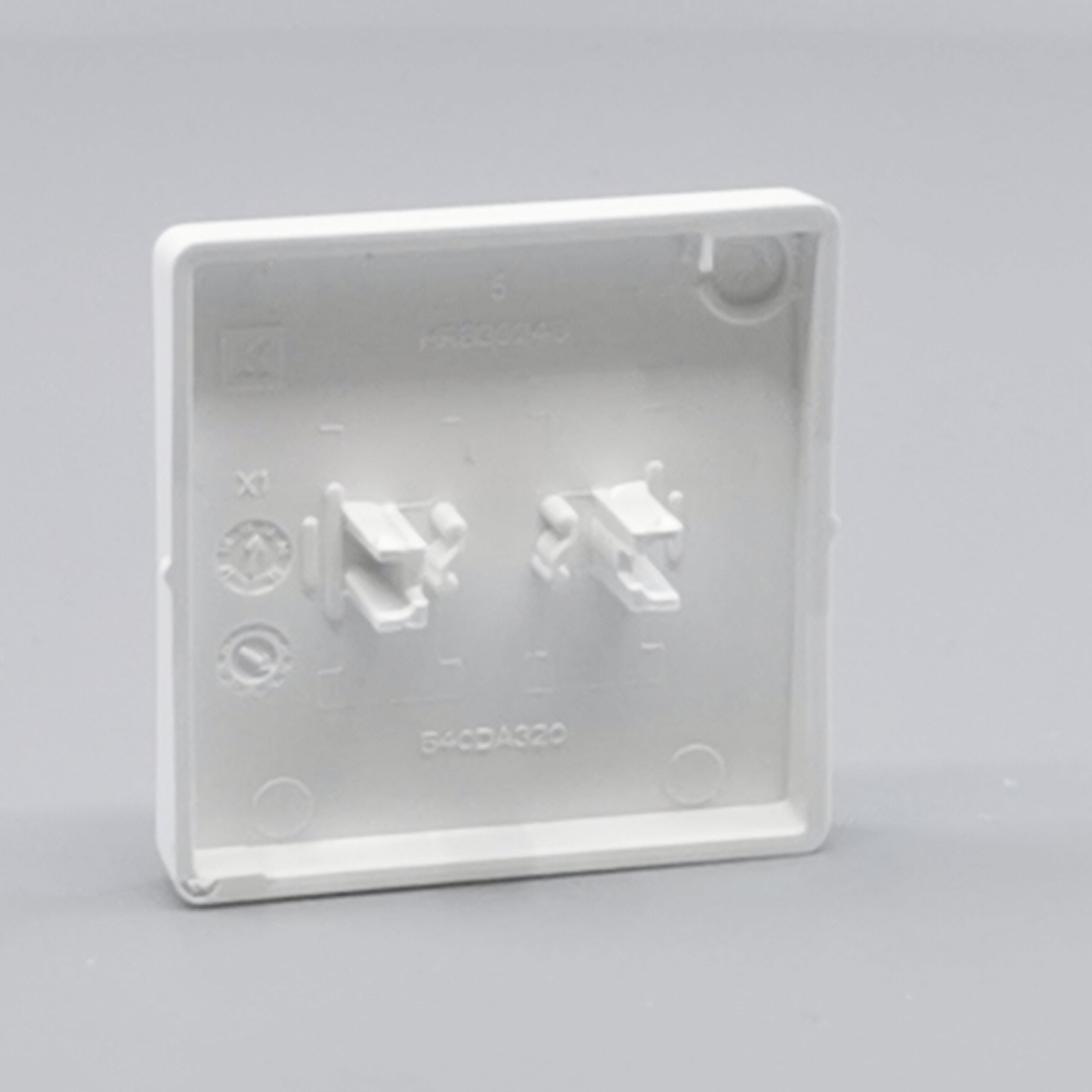 LK FUGA®afbryder 16A tangent 1 modul, hvid (ny type)