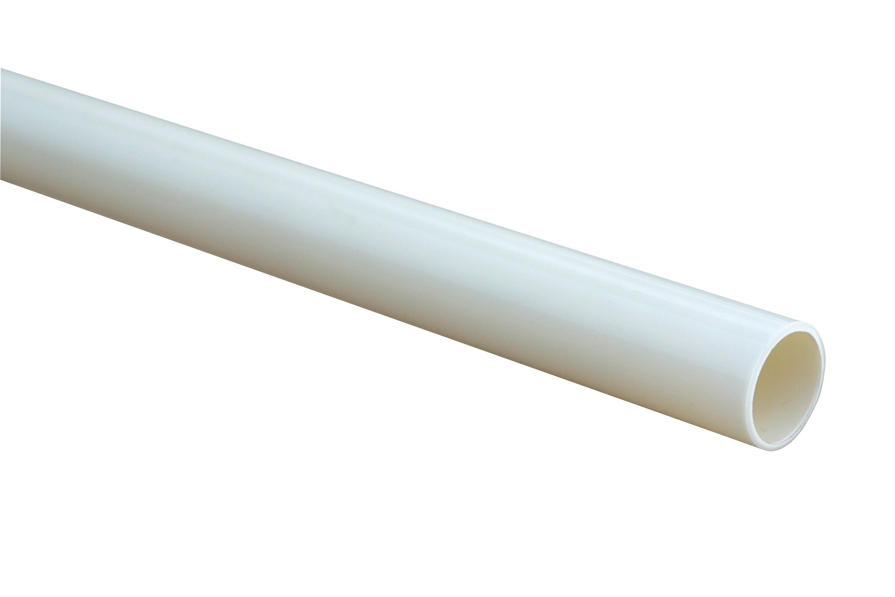 PLASTRØR 16 MM (5/8") GUL/HVID 4 METER
