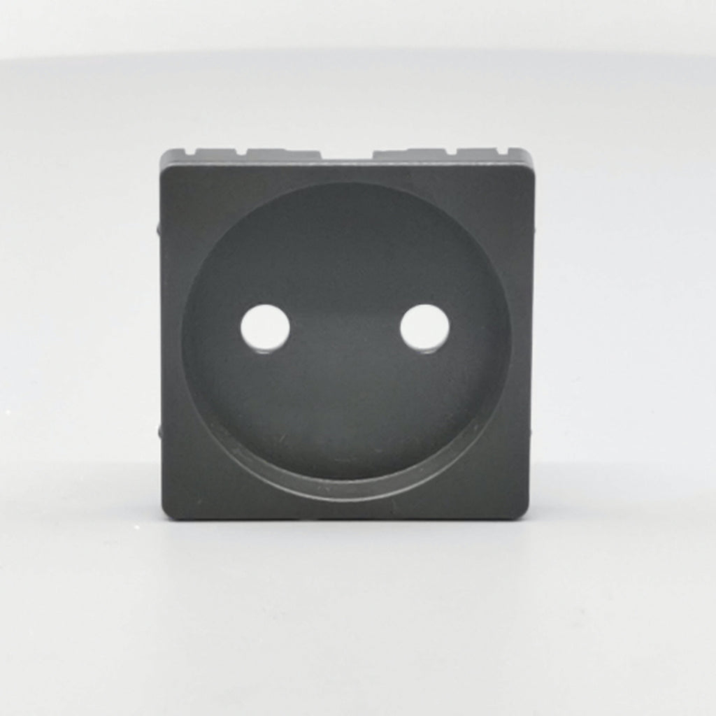 Fuga Afdækning stikkontakt uden jord 1m, Koksgrå