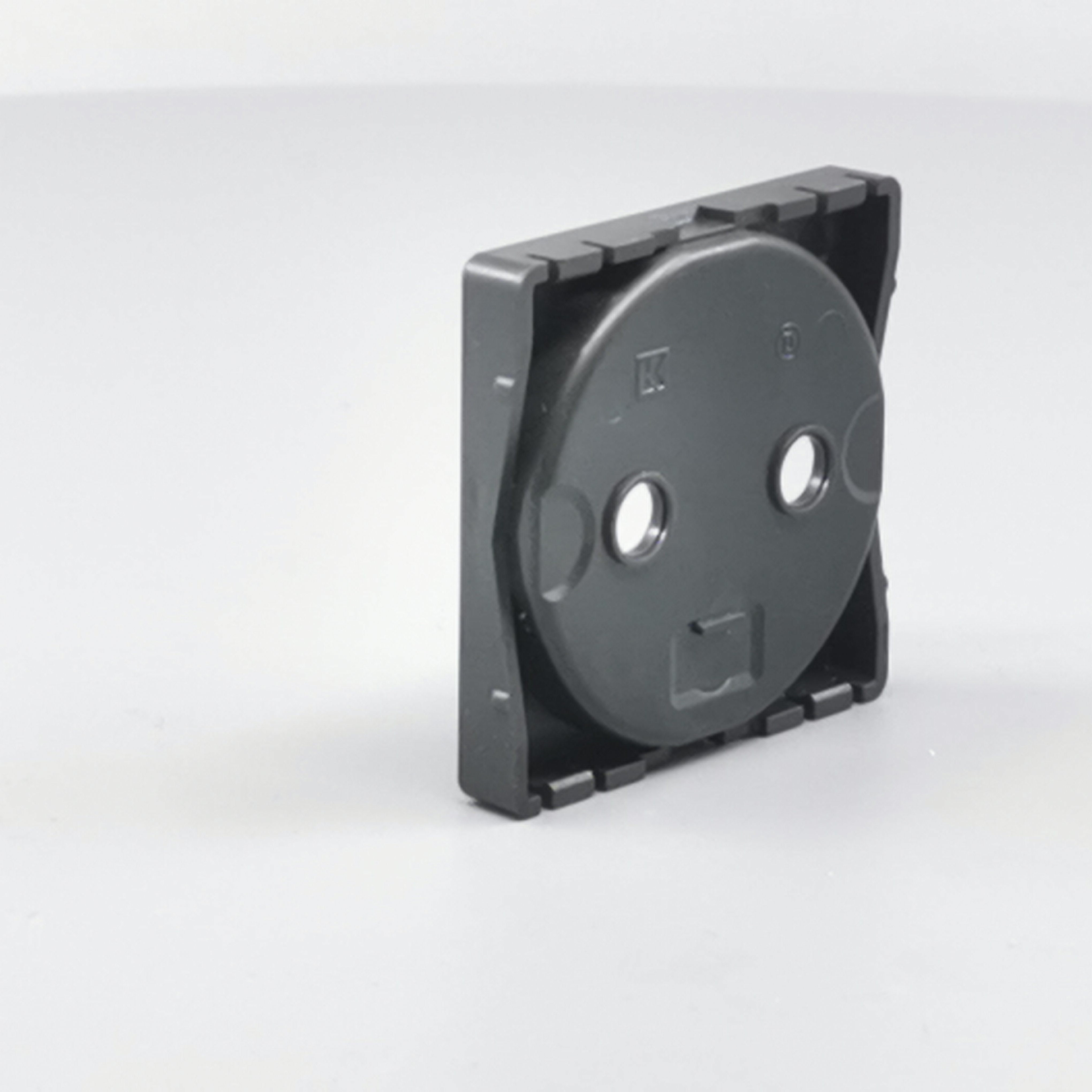 Fuga Afdækning stikkontakt uden jord 1m, Koksgrå