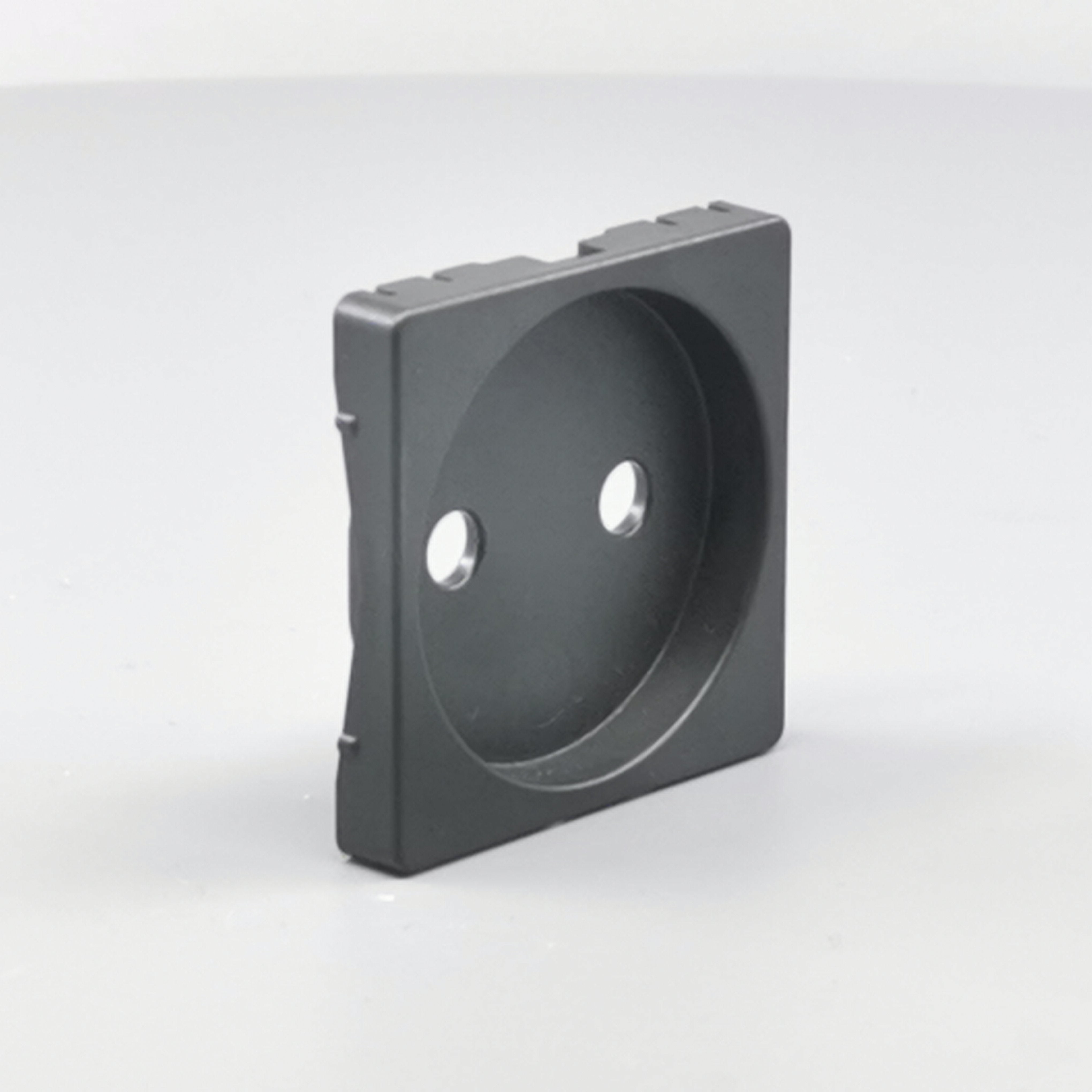 Fuga Afdækning stikkontakt uden jord 1m, Koksgrå