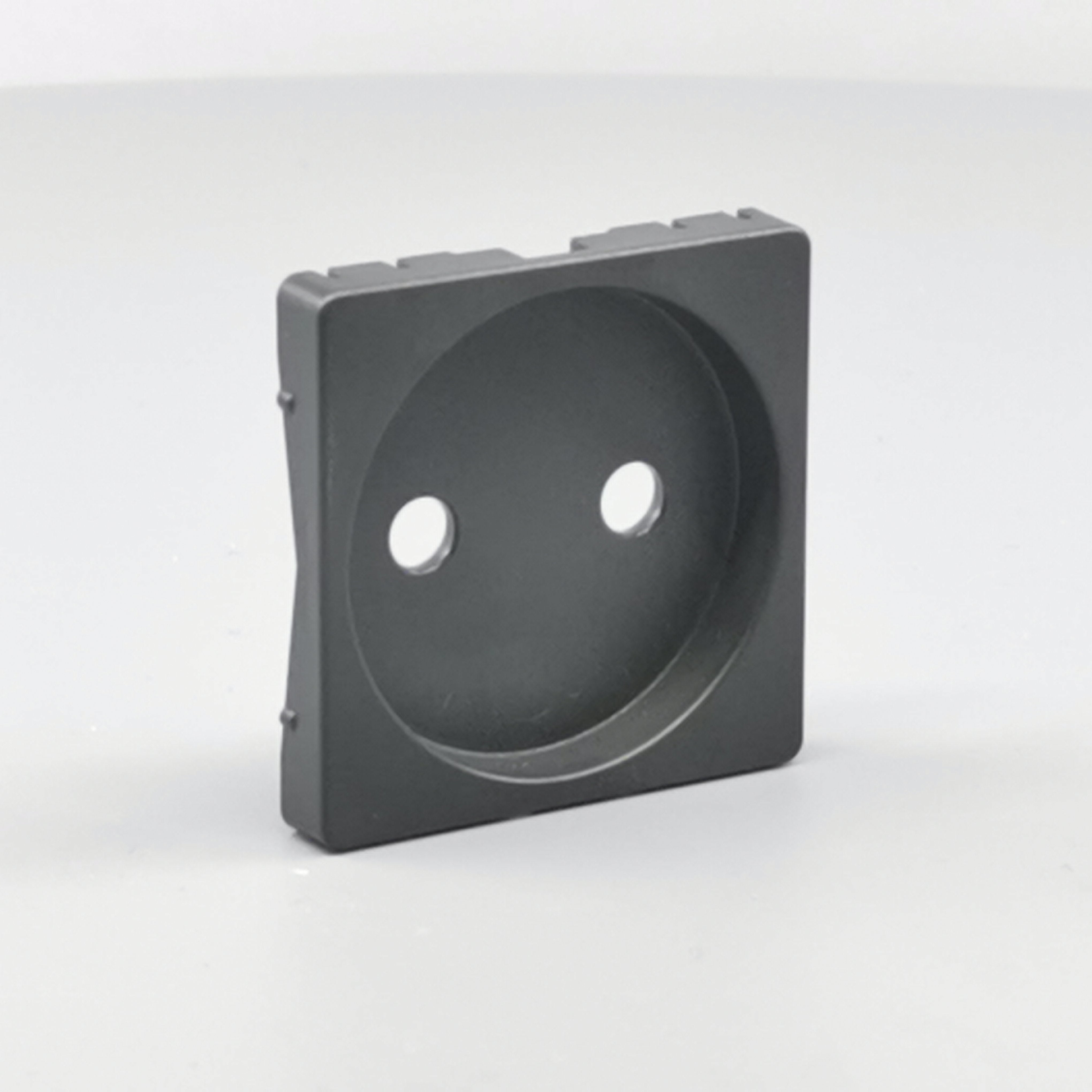 Fuga Afdækning stikkontakt uden jord 1m, Koksgrå