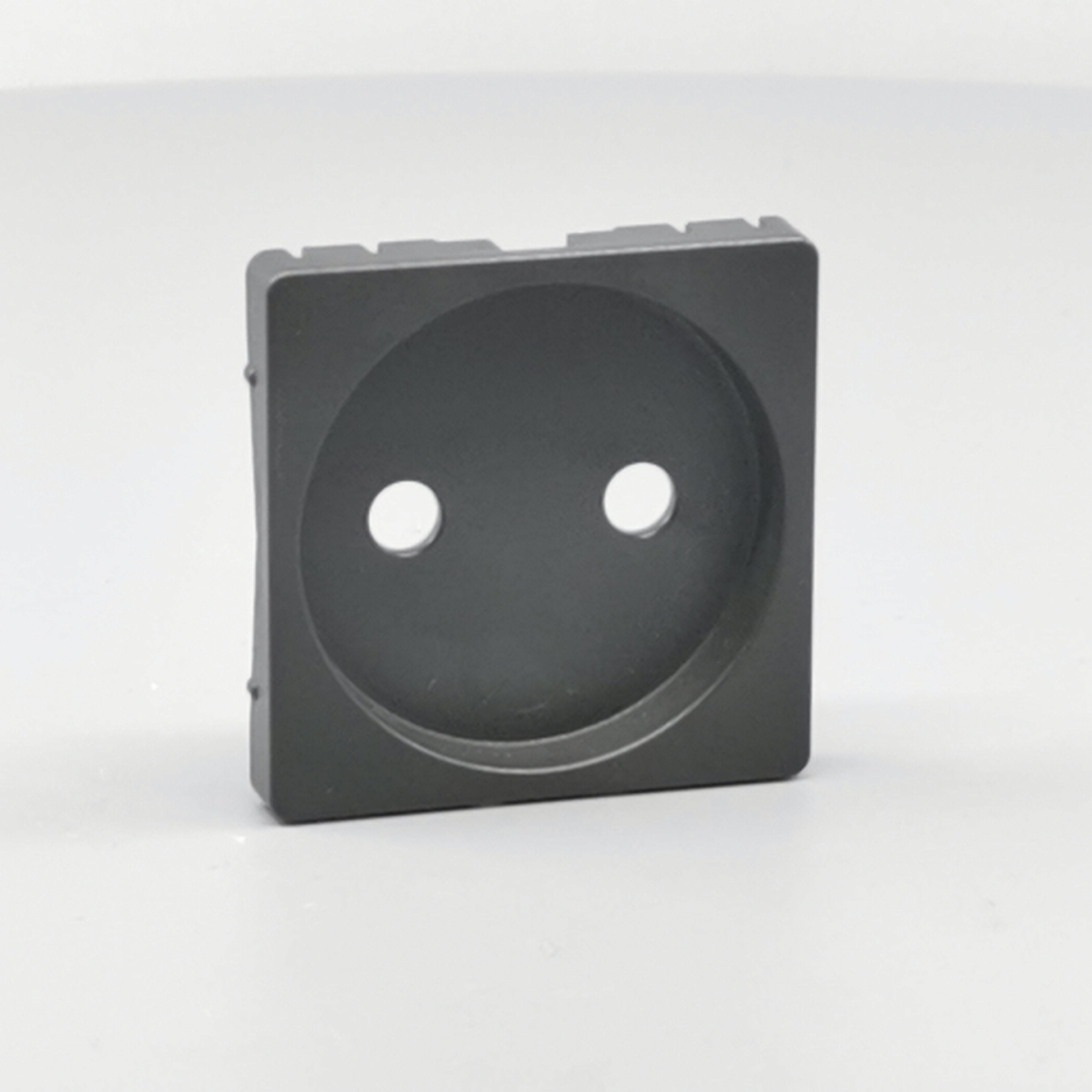 Fuga Afdækning stikkontakt uden jord 1m, Koksgrå