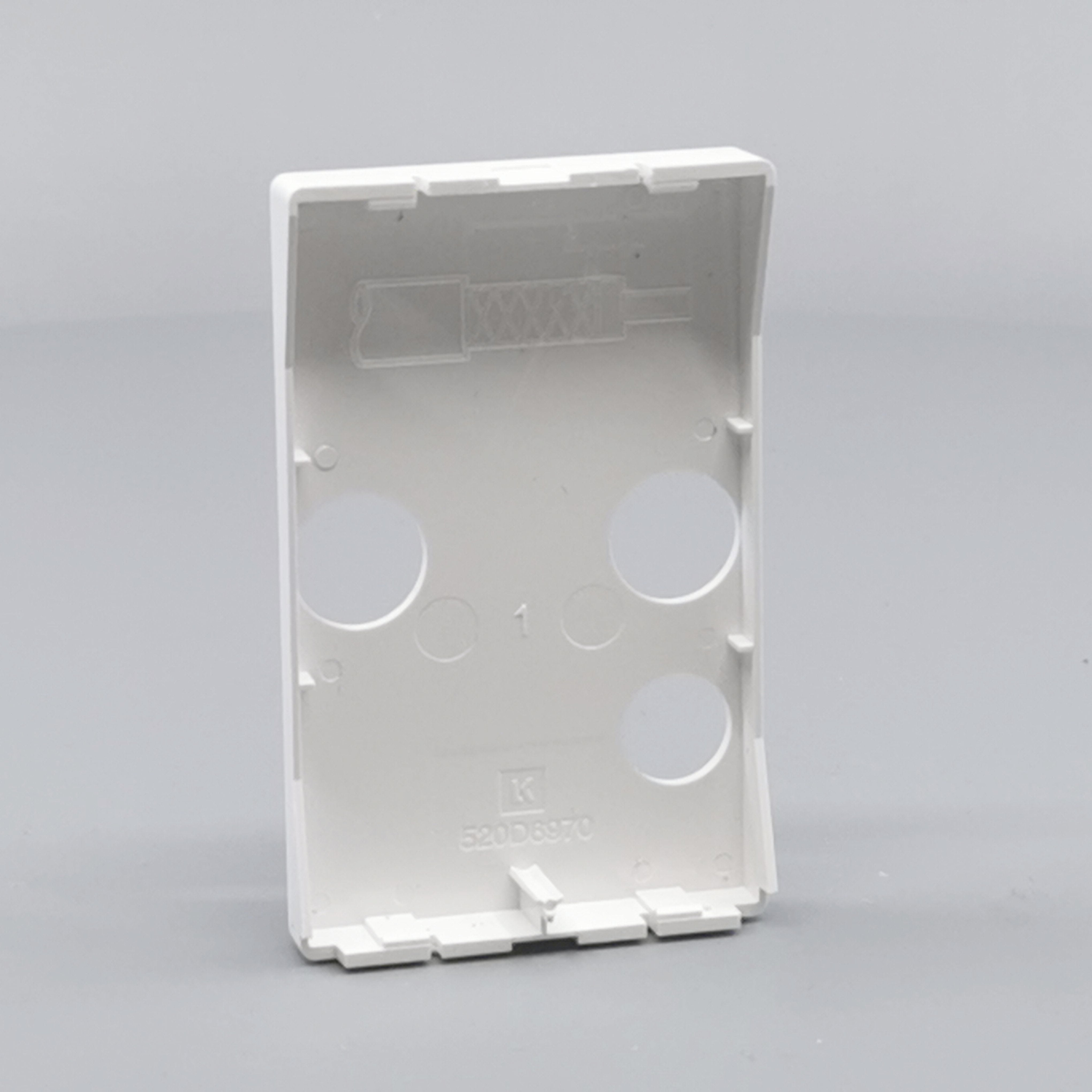 Afdækning TV / R / SAT T2 hvid