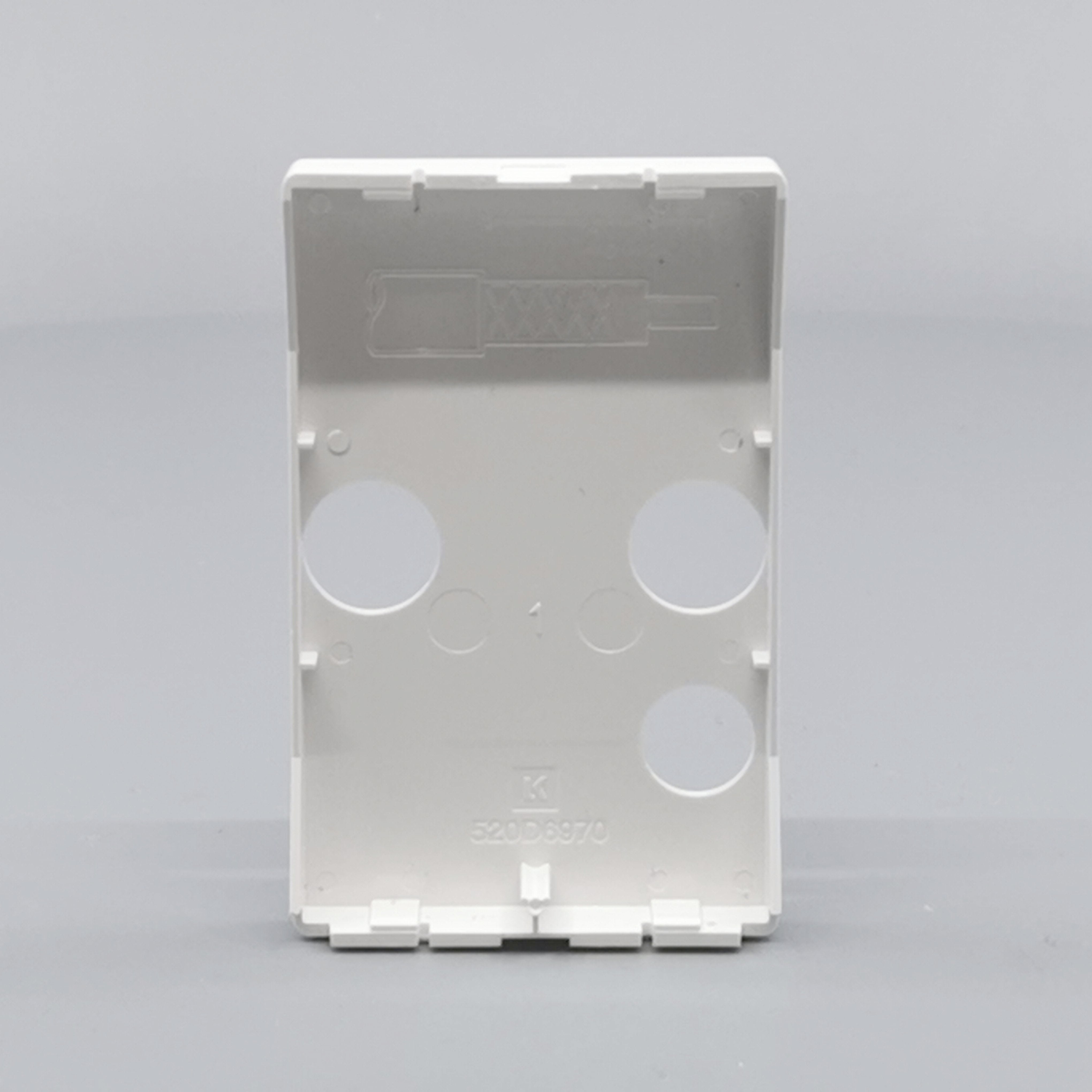 Afdækning TV / R / SAT T2 hvid