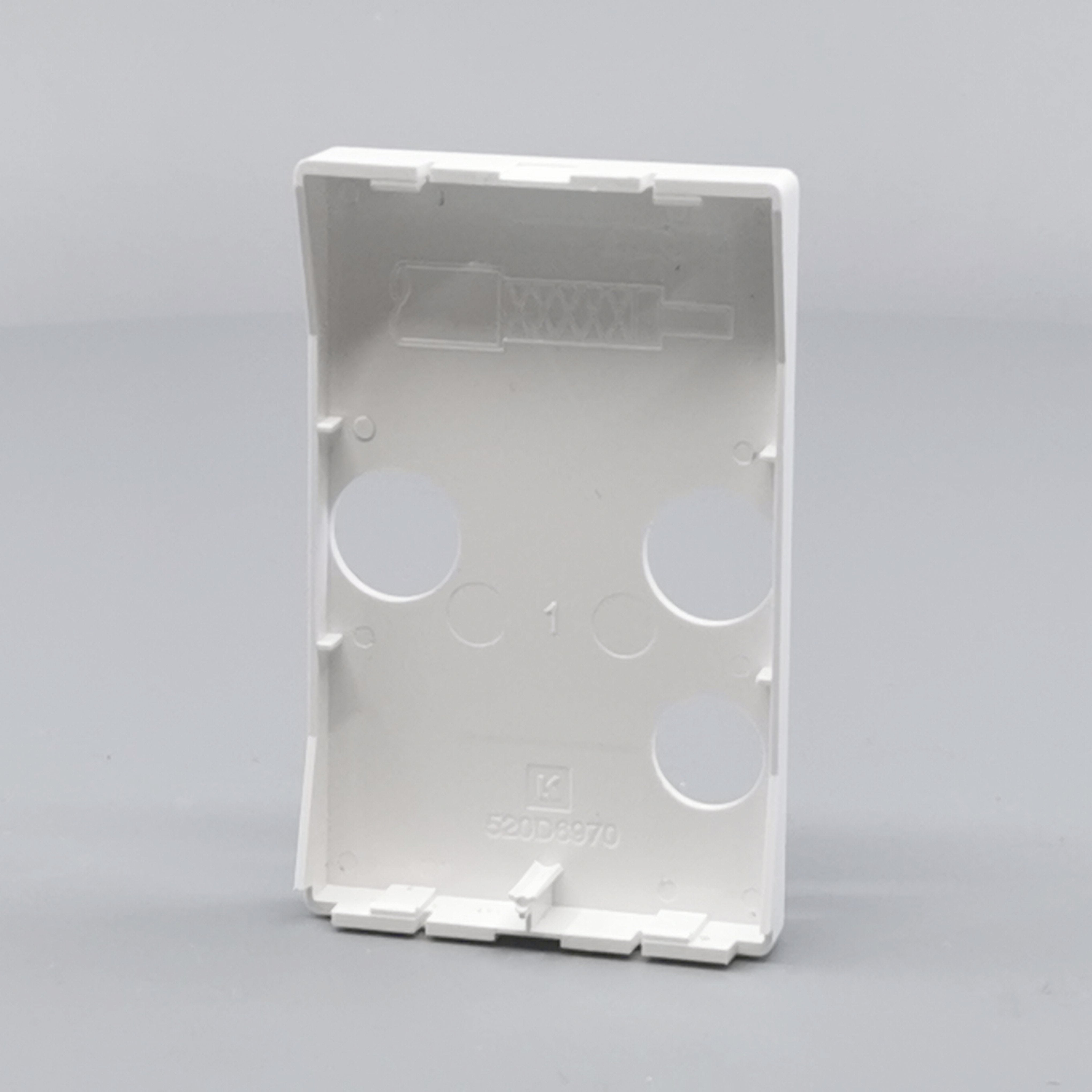 Afdækning TV / R / SAT T2 hvid