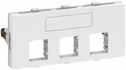LK Fuga dataudtag 3xRJ45 - hvid