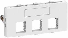 LK Fuga dataudtag 3xRJ45 - hvid