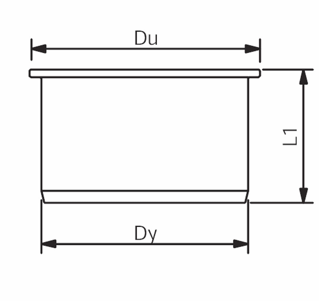 Wavin Ø50 mm prop PP grå