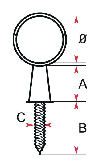 22 mm Inox rørbærer