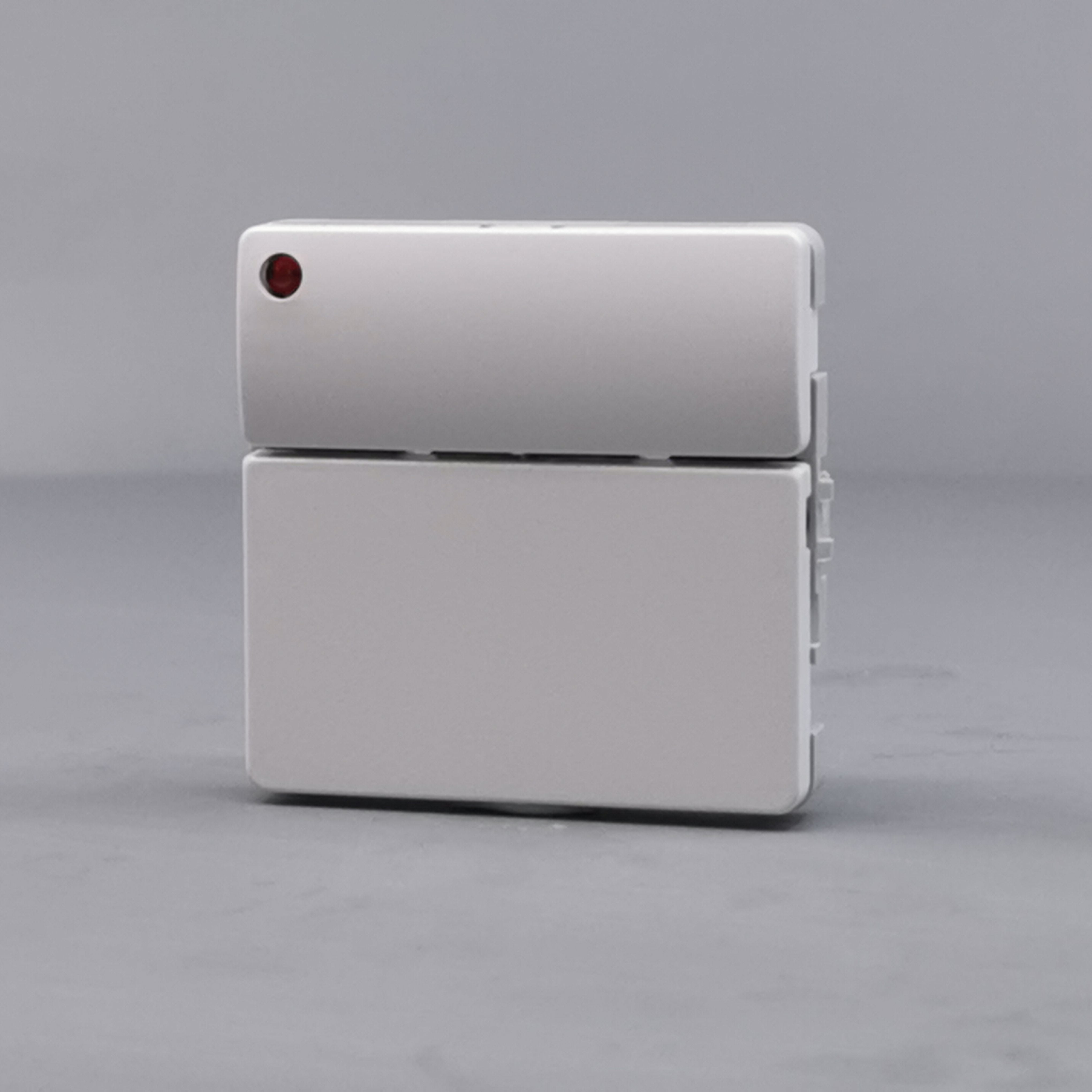 Fuga Svagstrømstryk 2 slutte og 1 lysdiode hvid