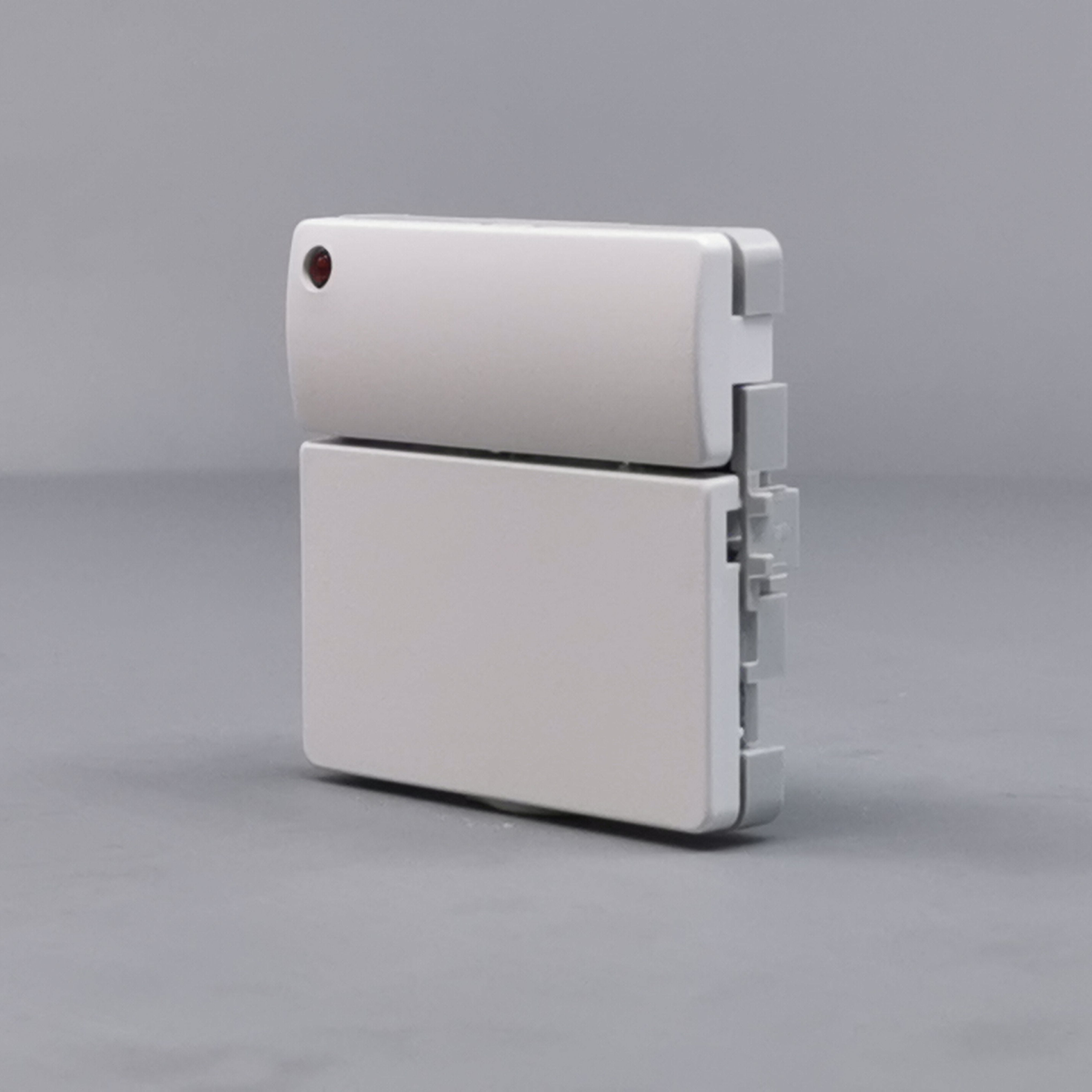 Fuga Svagstrømstryk 2 slutte og 1 lysdiode hvid