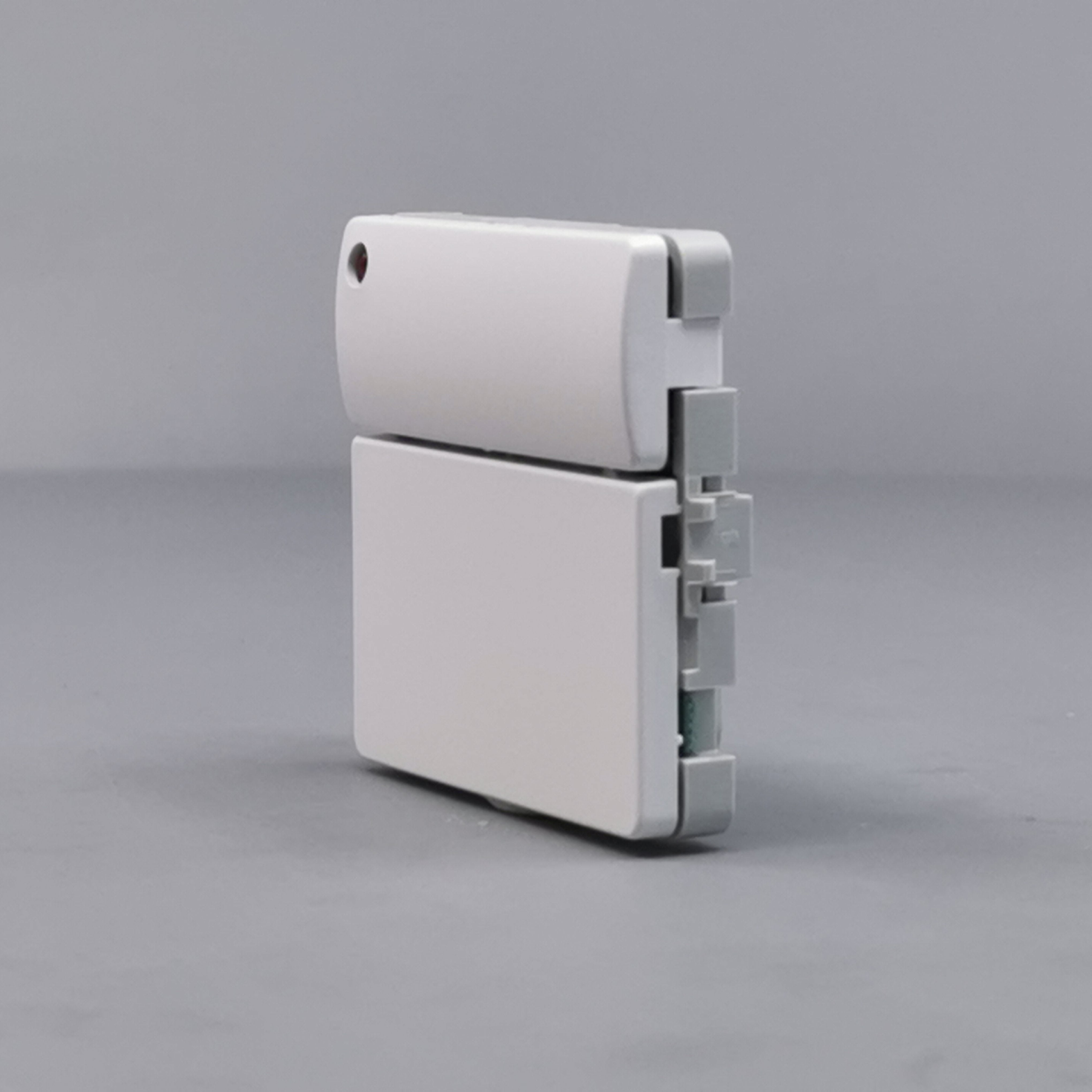 Fuga Svagstrømstryk 2 slutte og 1 lysdiode hvid