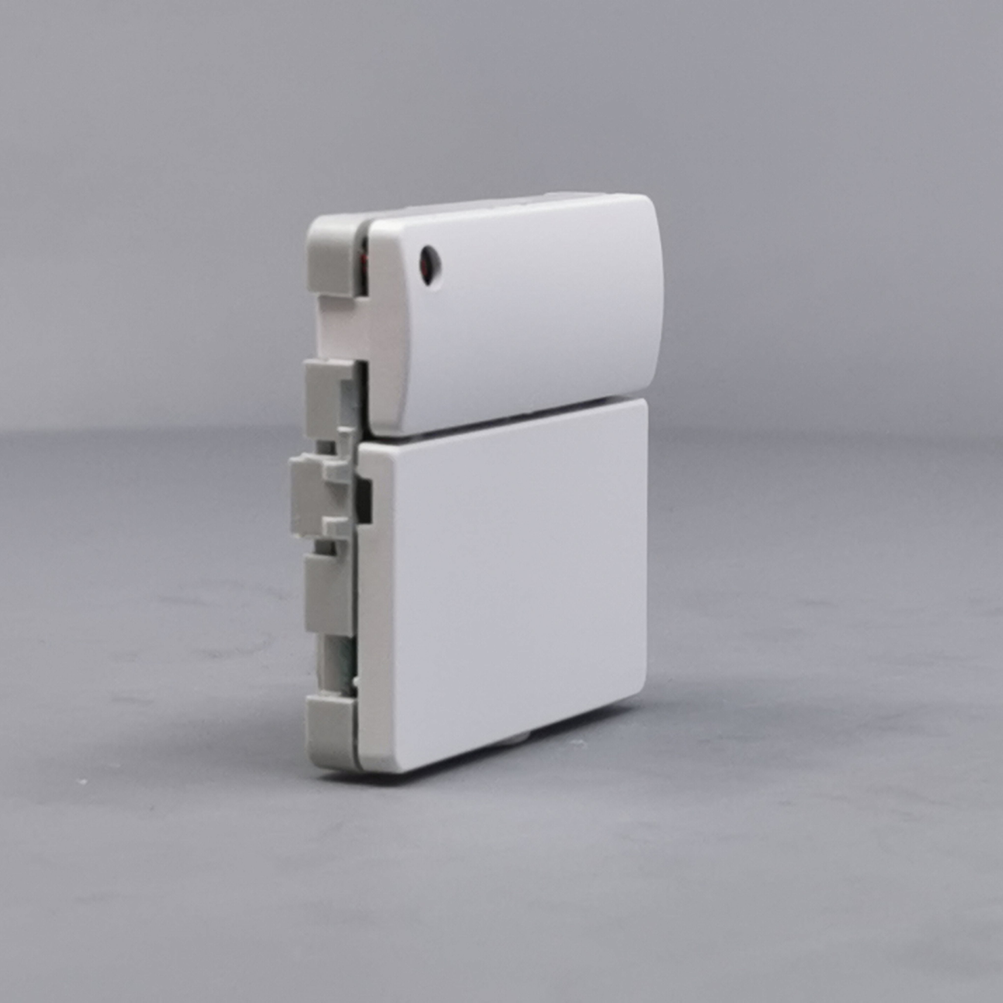 Fuga Svagstrømstryk 2 slutte og 1 lysdiode hvid