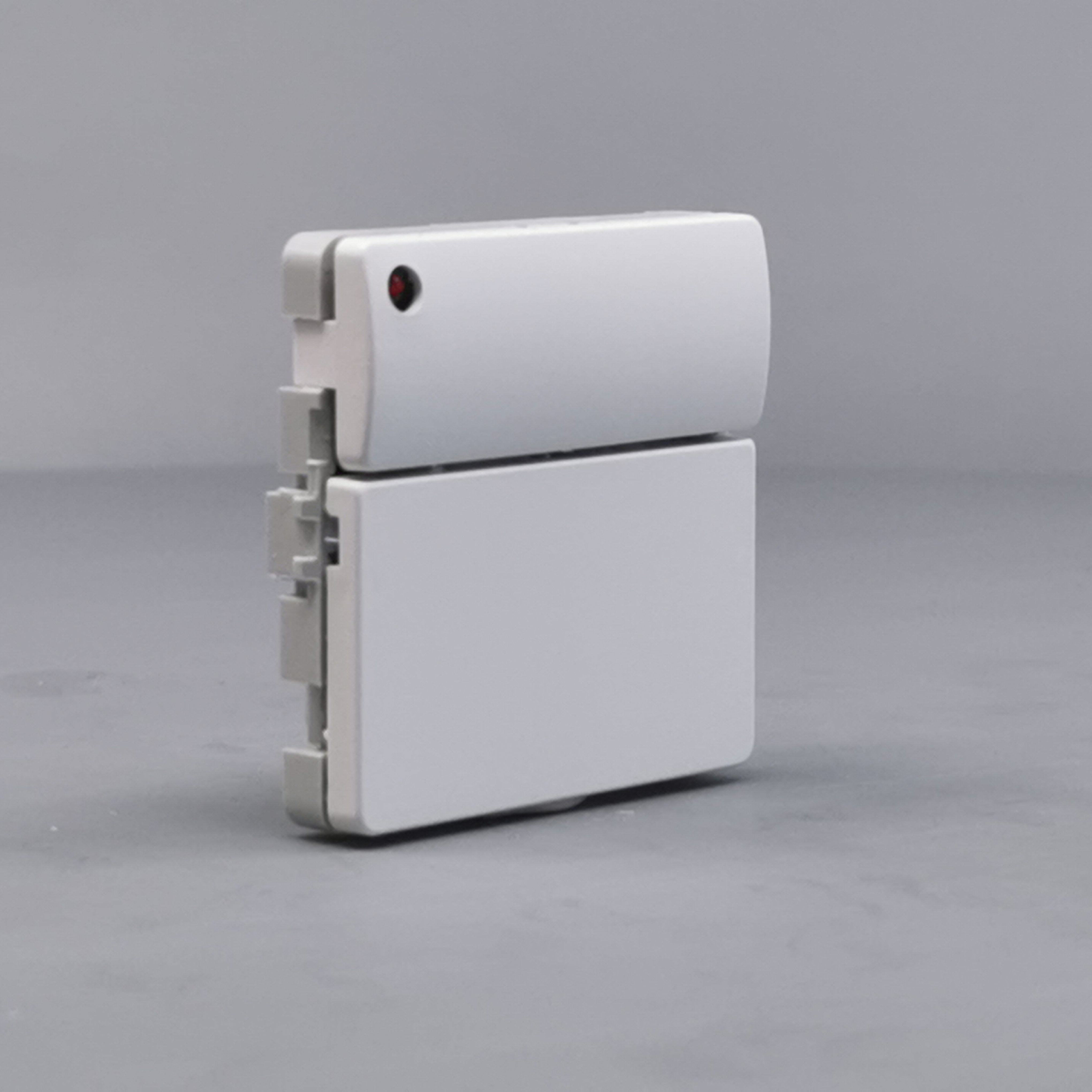 Fuga Svagstrømstryk 2 slutte og 1 lysdiode hvid