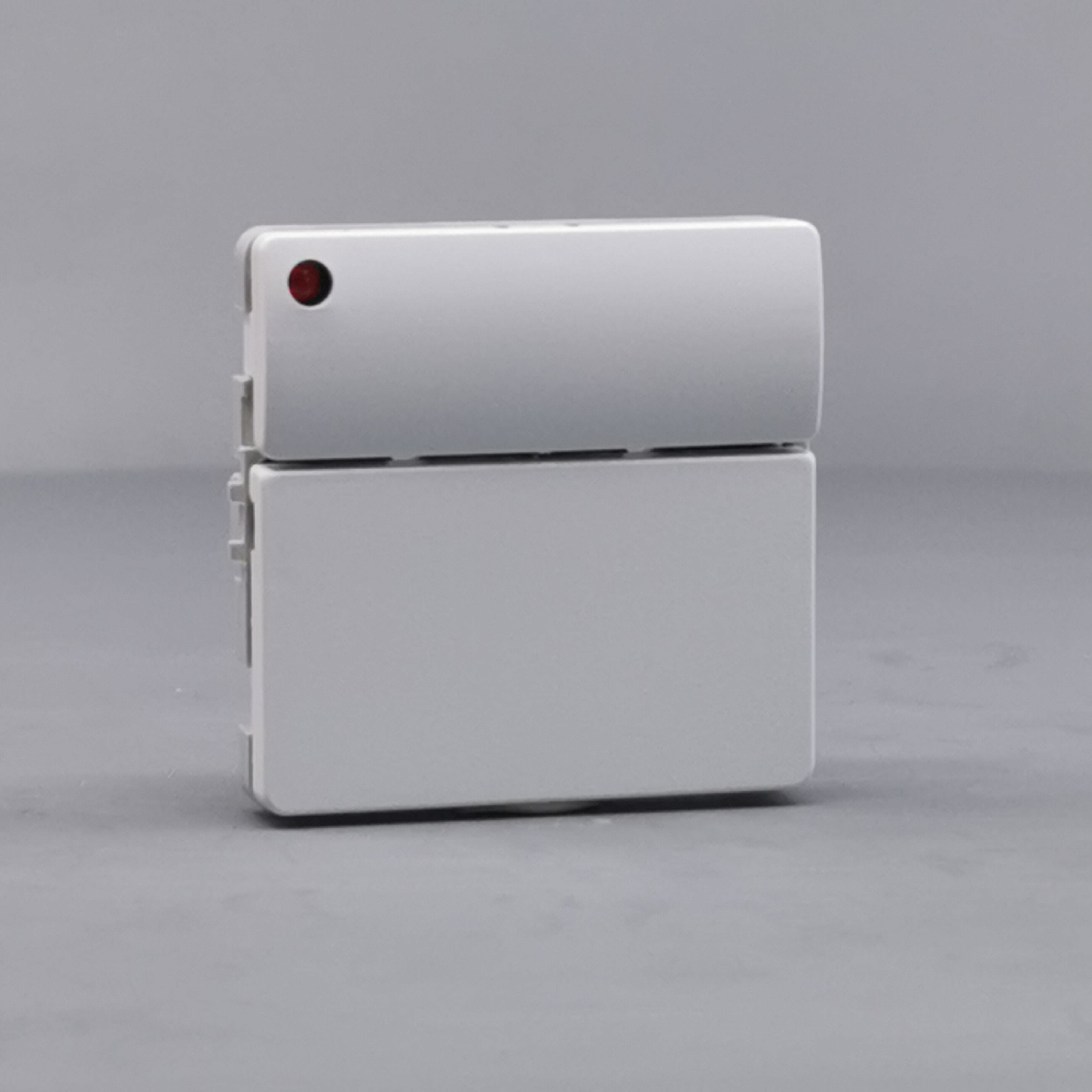 Fuga Svagstrømstryk 2 slutte og 1 lysdiode hvid