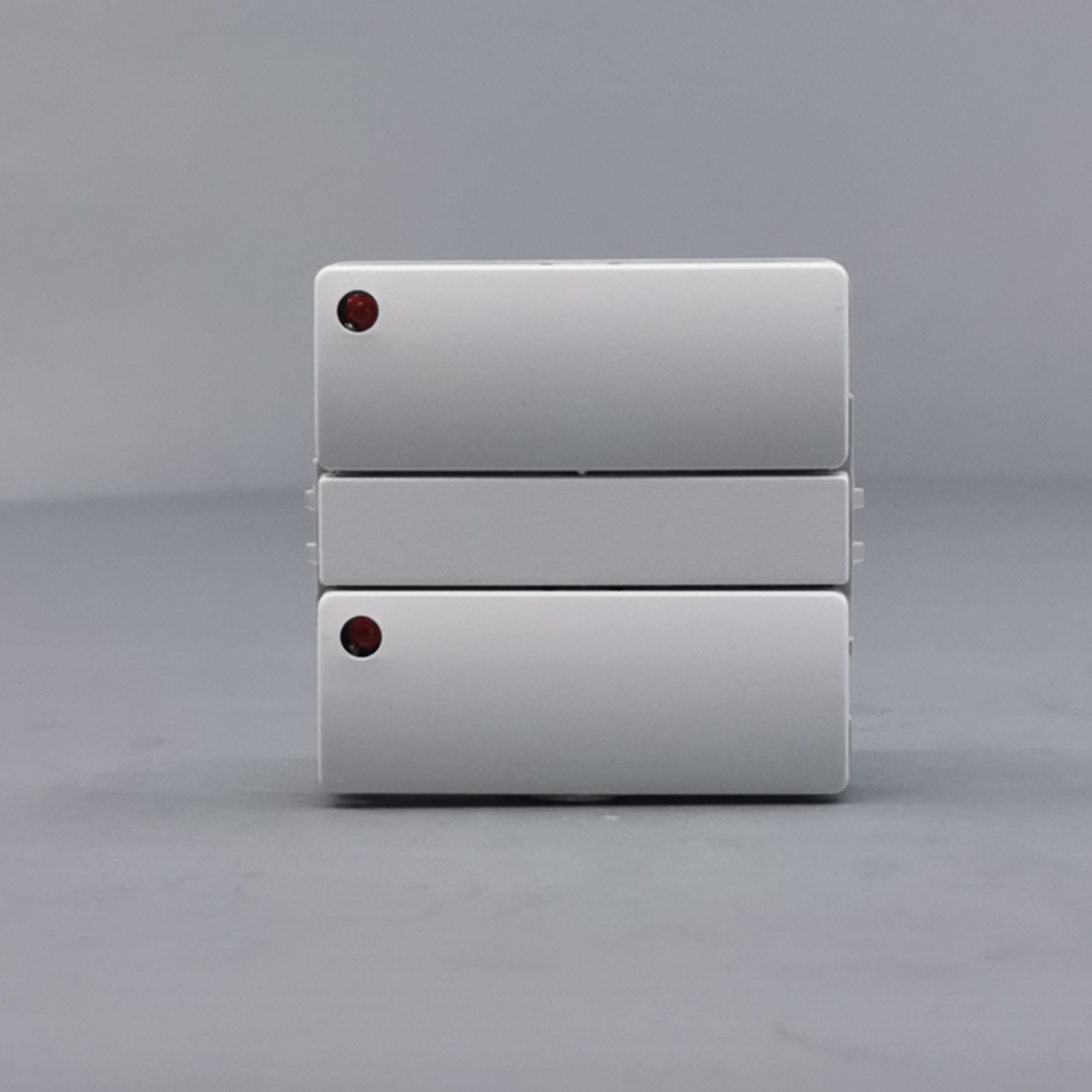 Fuga Svagstrømstryk 4 slutte og 2 lysdiode hvid