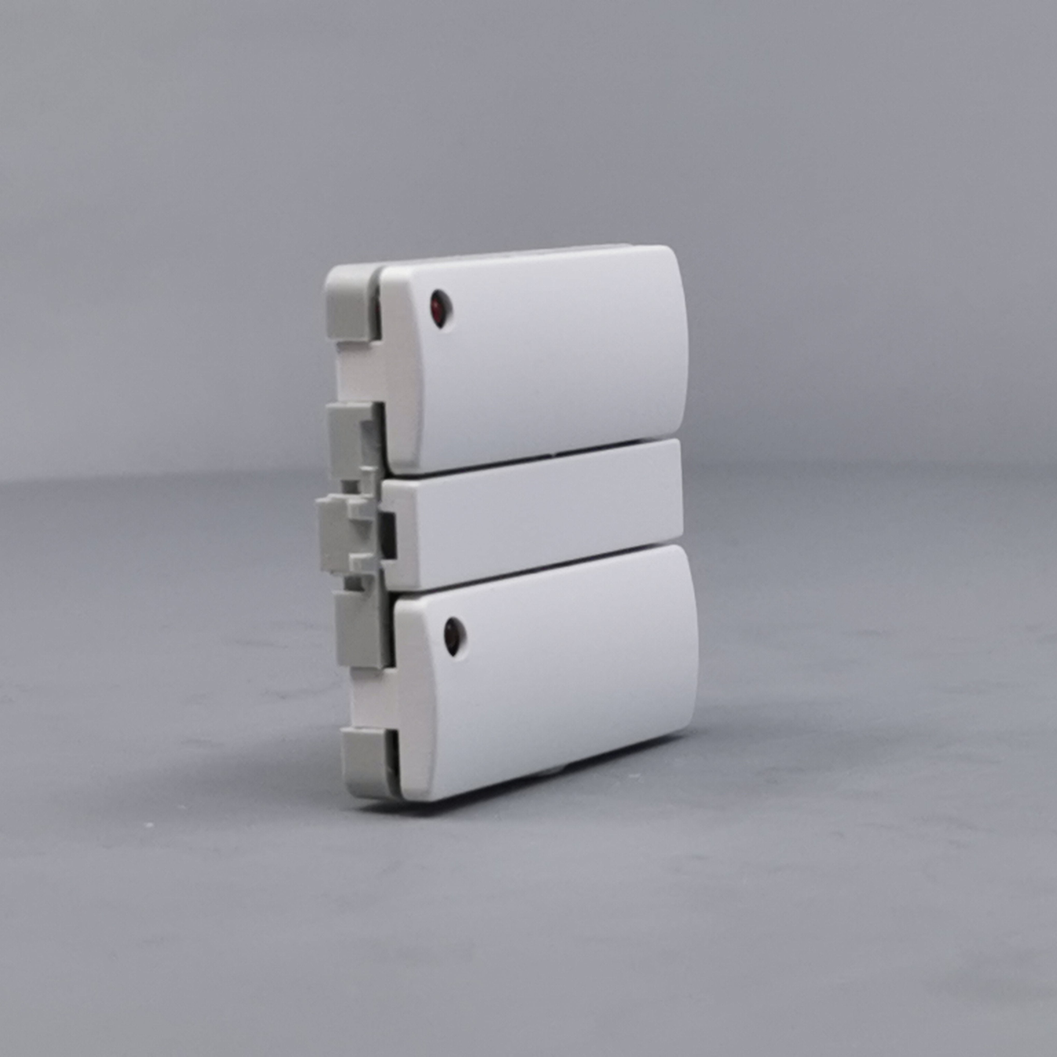 Fuga Svagstrømstryk 4 slutte og 2 lysdiode hvid