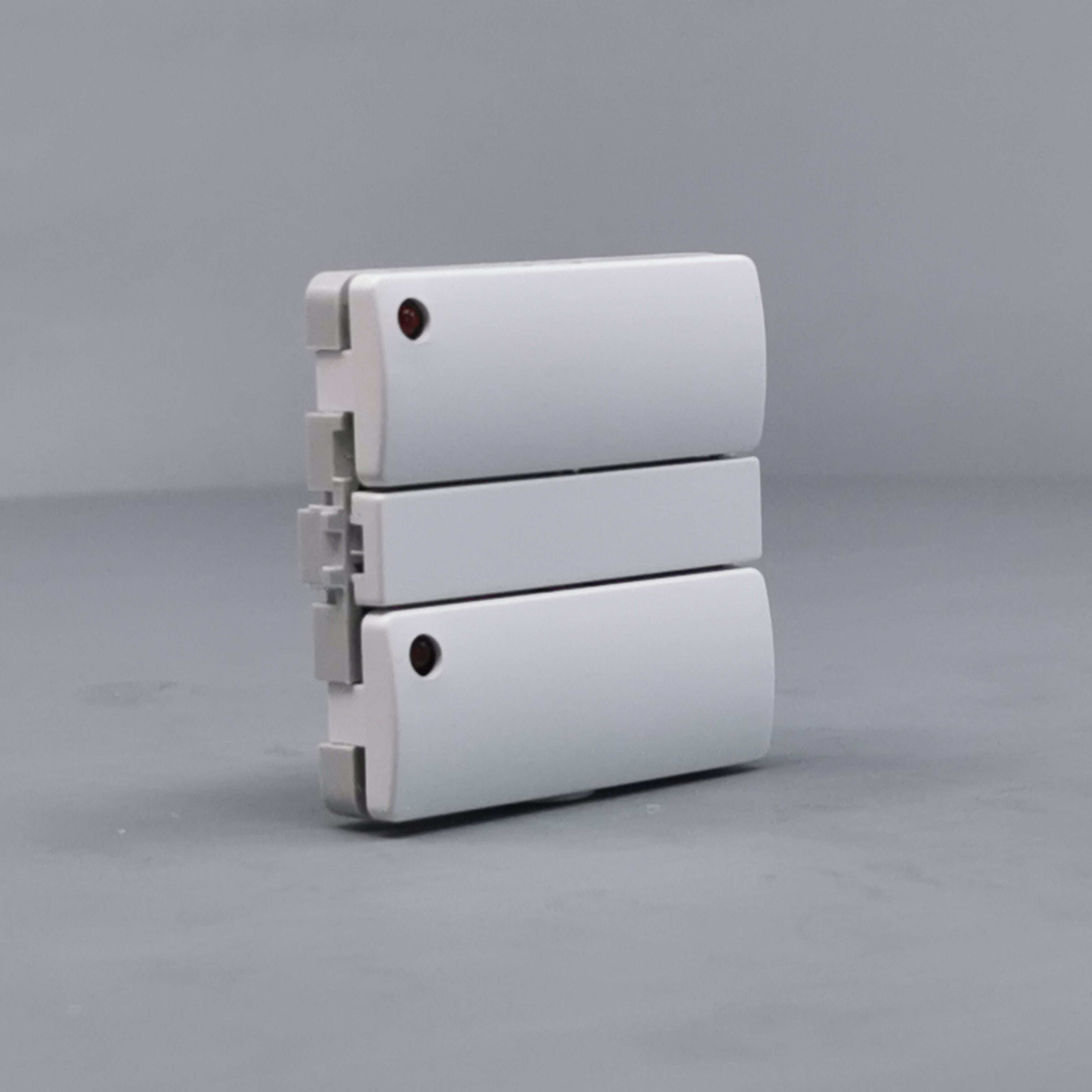 Fuga Svagstrømstryk 4 slutte og 2 lysdiode hvid