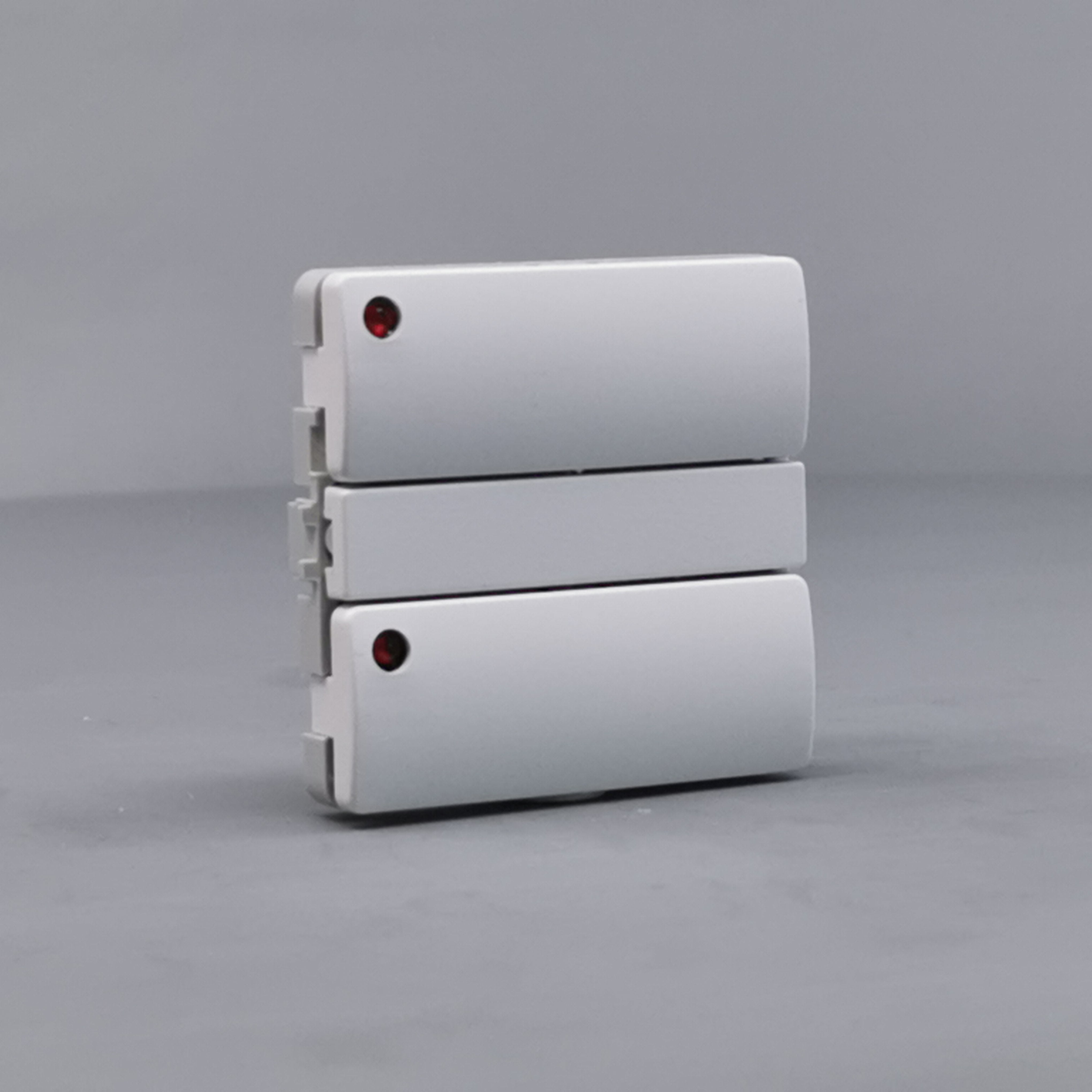 Fuga Svagstrømstryk 4 slutte og 2 lysdiode hvid