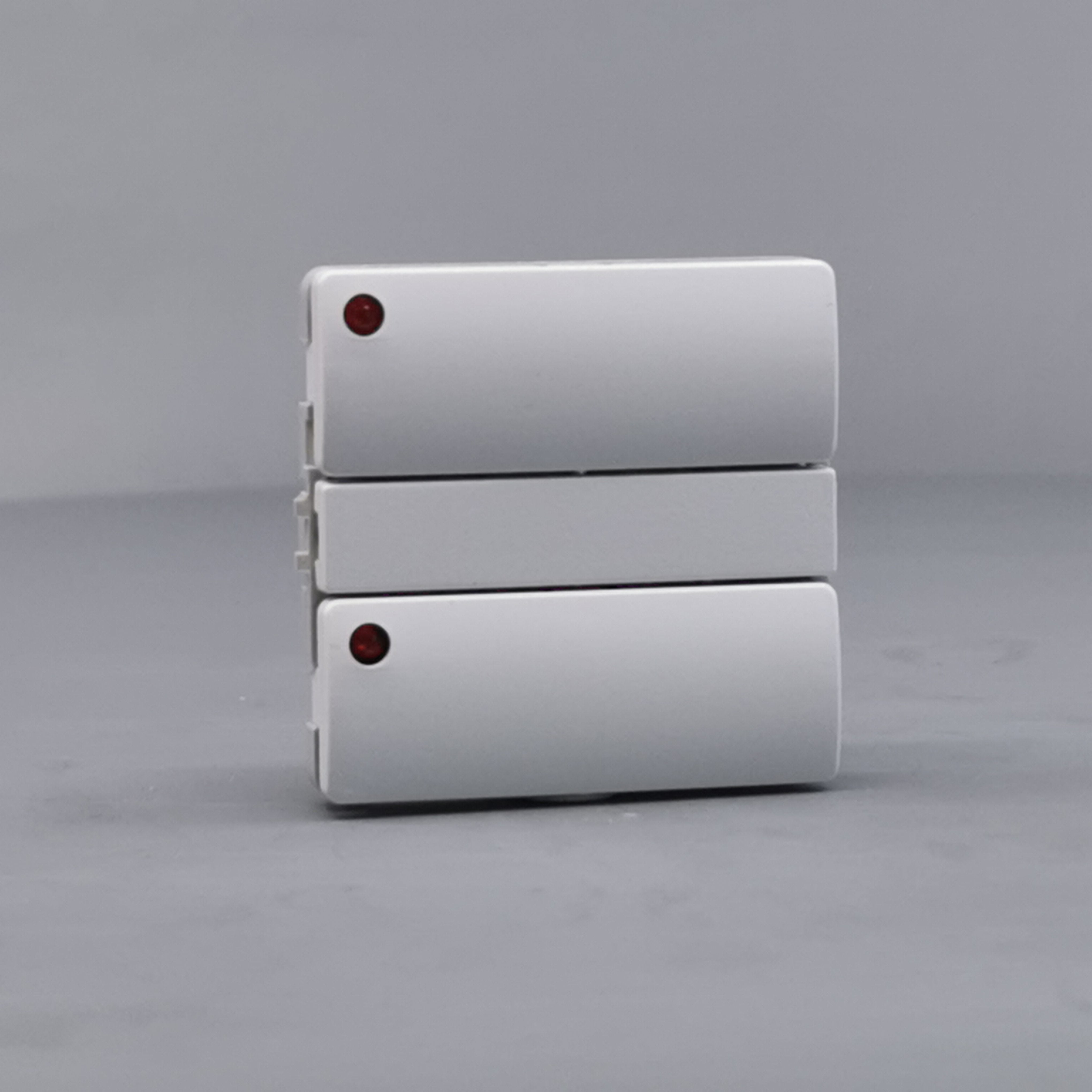 Fuga Svagstrømstryk 4 slutte og 2 lysdiode hvid