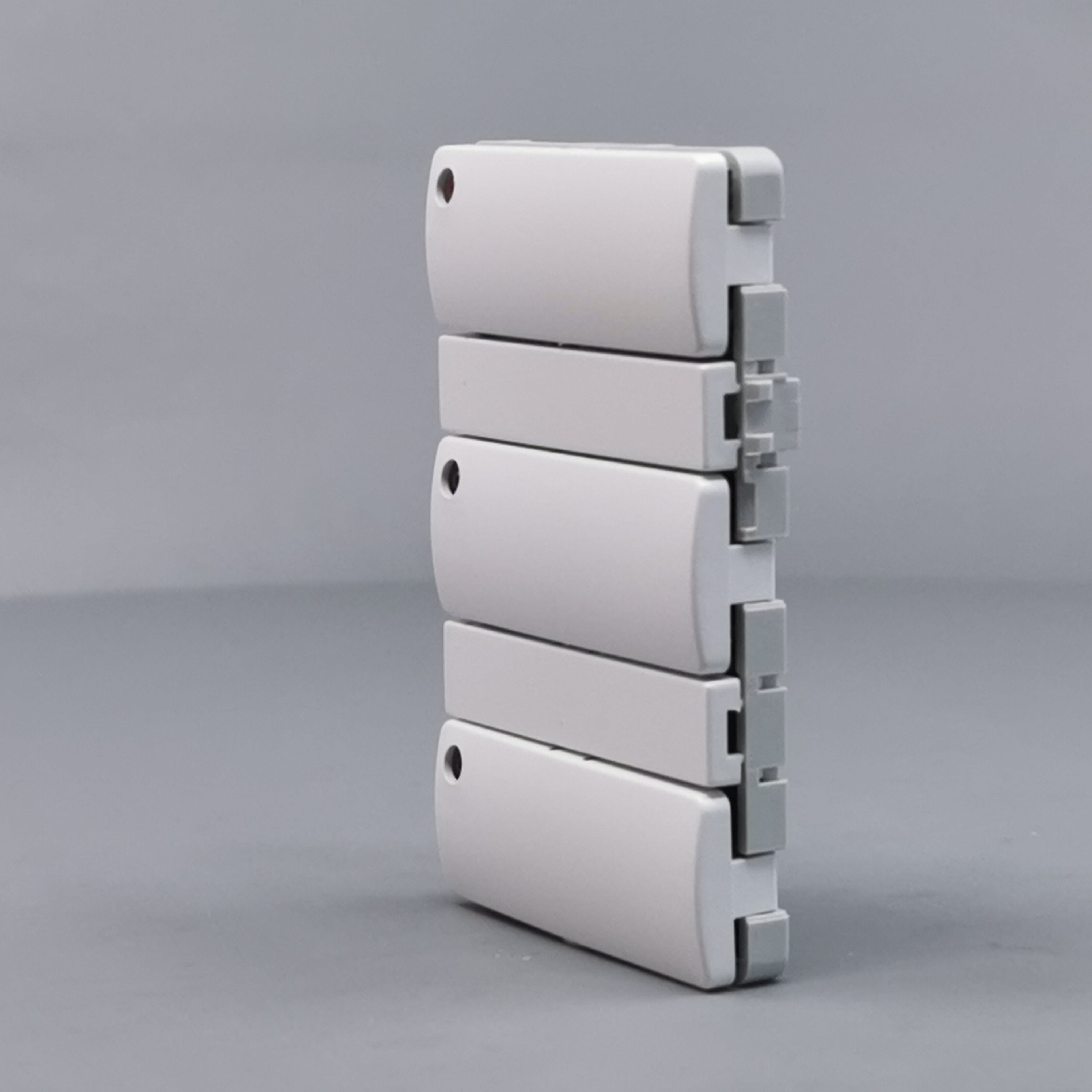 Fuga Svagstrømstryk 6 slutte og 3 lysdiode hvid