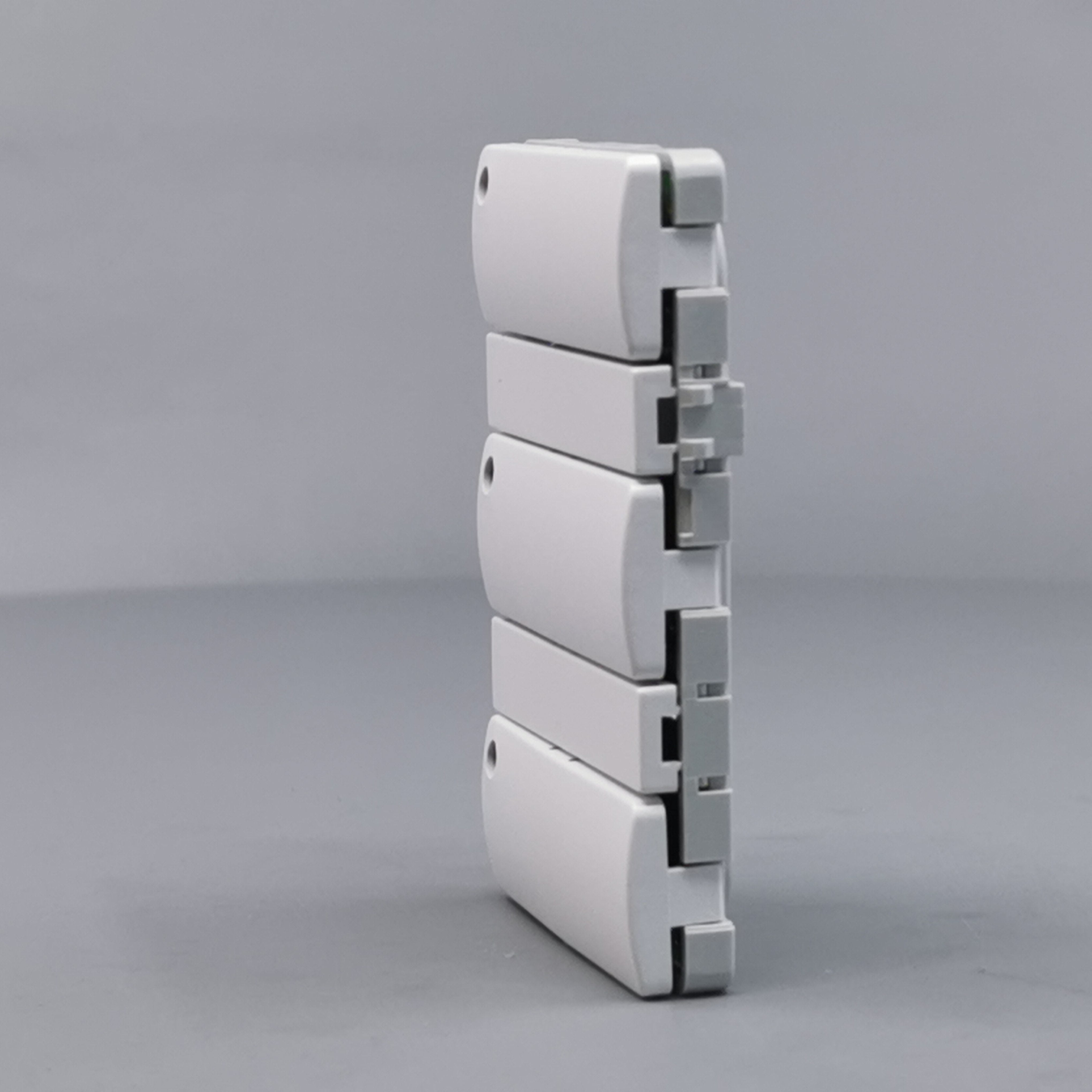 Fuga Svagstrømstryk 6 slutte og 3 lysdiode hvid