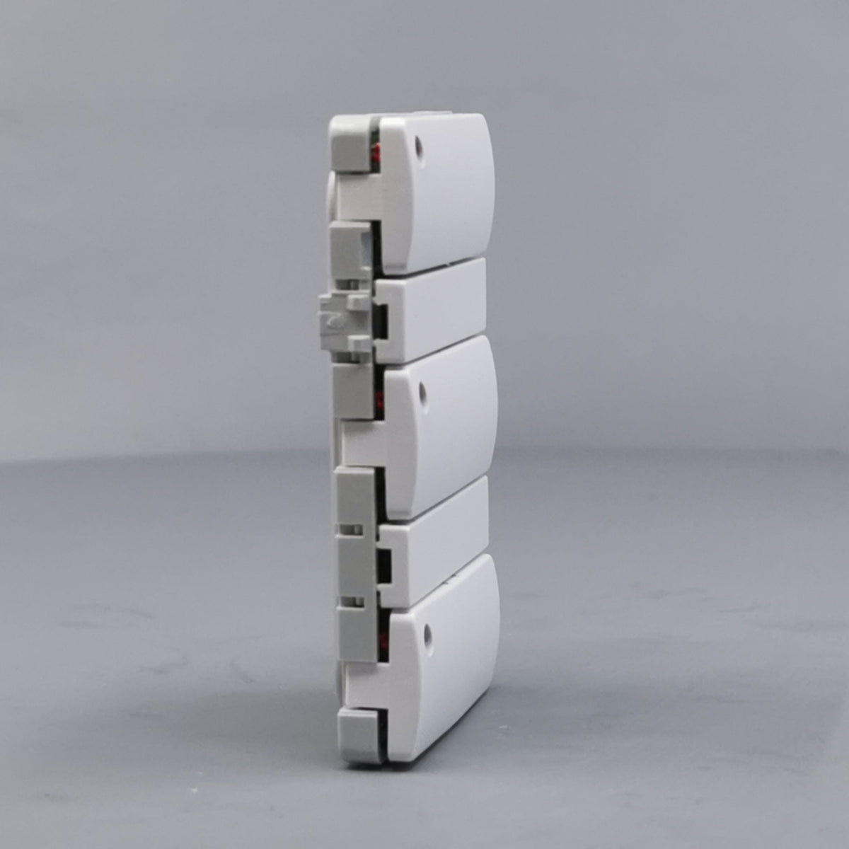 Fuga Svagstrømstryk 6 slutte og 3 lysdiode hvid (360° frame 20)