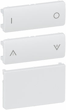 Fuga tangentsæt for batteritryk 2 slutte hvid