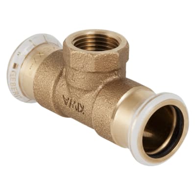 18 x 1/2"  x 18 mm Tee CU muffe/muffe Mapress