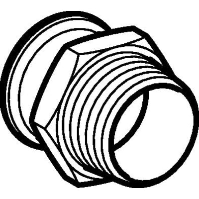 15 mm x 3/4" Overgang CU muffe/nippel Mapress