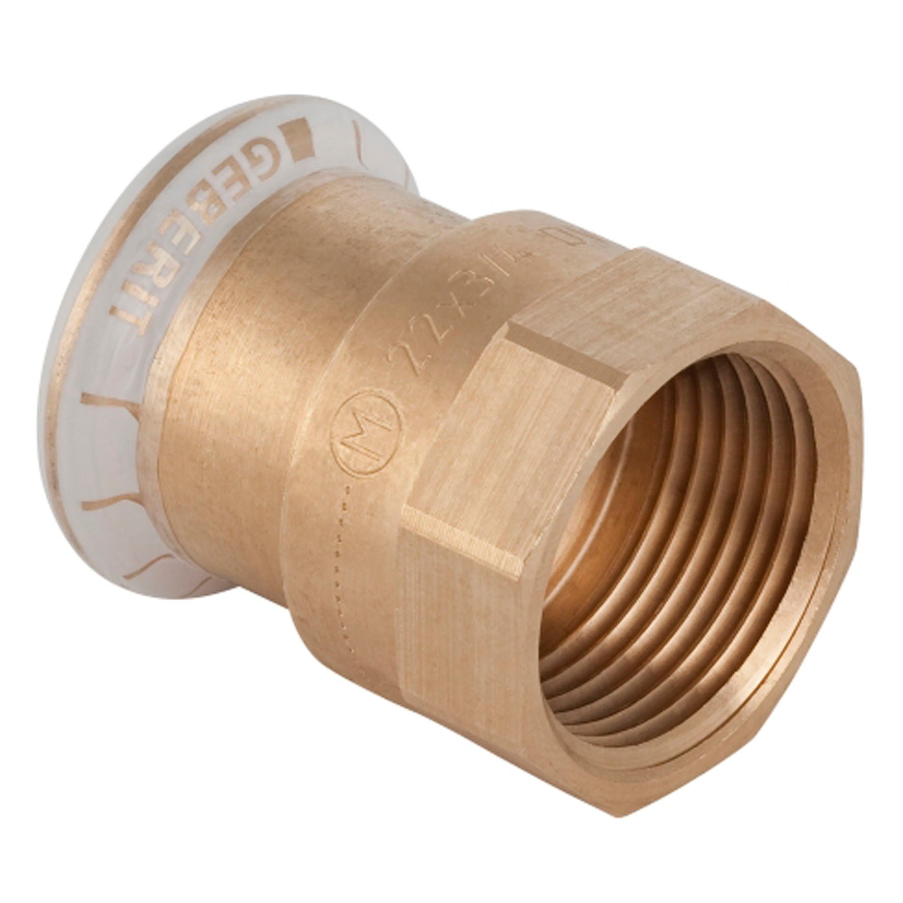 22 mm x 3/4" Overgang CU muffe/muffe Mapress