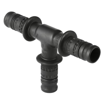 32 x 20 x 32 mm Pres T-stykke PVDF Mepla