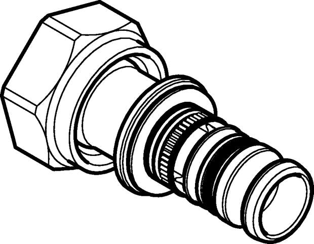 63 mm x 2" Gevindovergang RG Mepla