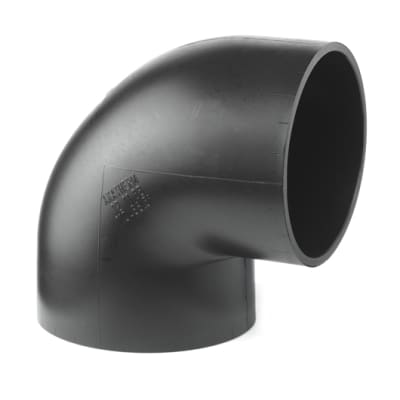 Geberit 50 mm 88,5° sort PEH-afløbsbøjning