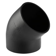 125 mm x 45° Bøjning sort PEH Geberit