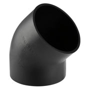 125 mm x 45° Bøjning sort PEH Geberit