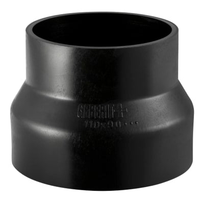 90 x 50 mm Reduktion centrisk sort PEH Geberit