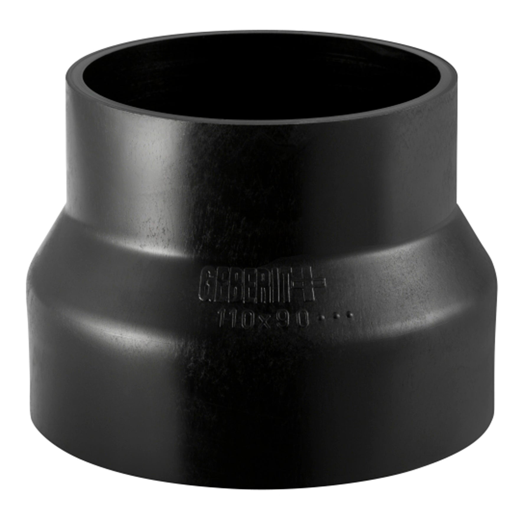 90 x 50 mm Reduktion centrisk sort PEH Geberit
