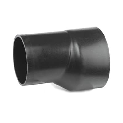 160 x 110 mm Reduktion excentrisk sort PEH Geberit