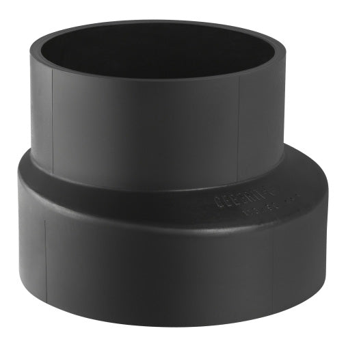 160 x 125 mm Reduktion excentrisk sort PEH Geberit