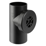 160 mm x 90° Renserør med dæksel sort PEH Geberit