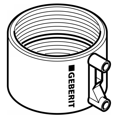 Geberit 50 mm sort PEH EL-svejsemuffe