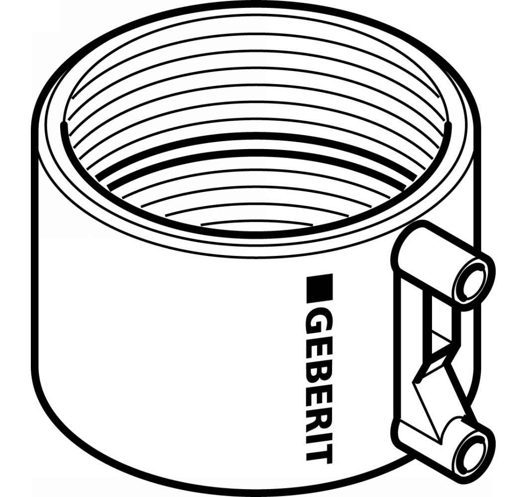 125 mm Elektrosvejsemuffe sort PEH Geberit