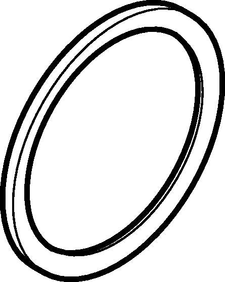 56 mm Spændering til forskruning sort PEH Geberit