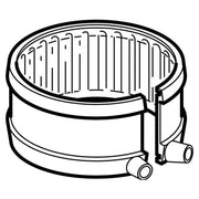 110 mm Fix-bånd sort PEH Geberit