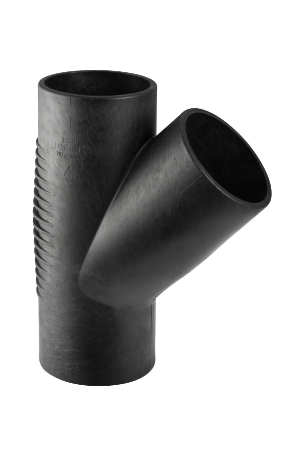 110 x 75 mm x 45° Grenrør Silent db20 Geberit