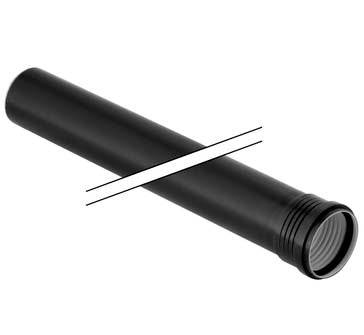 Geberit Silent PP rør Ø160 x 1000 mm, 1 muffe